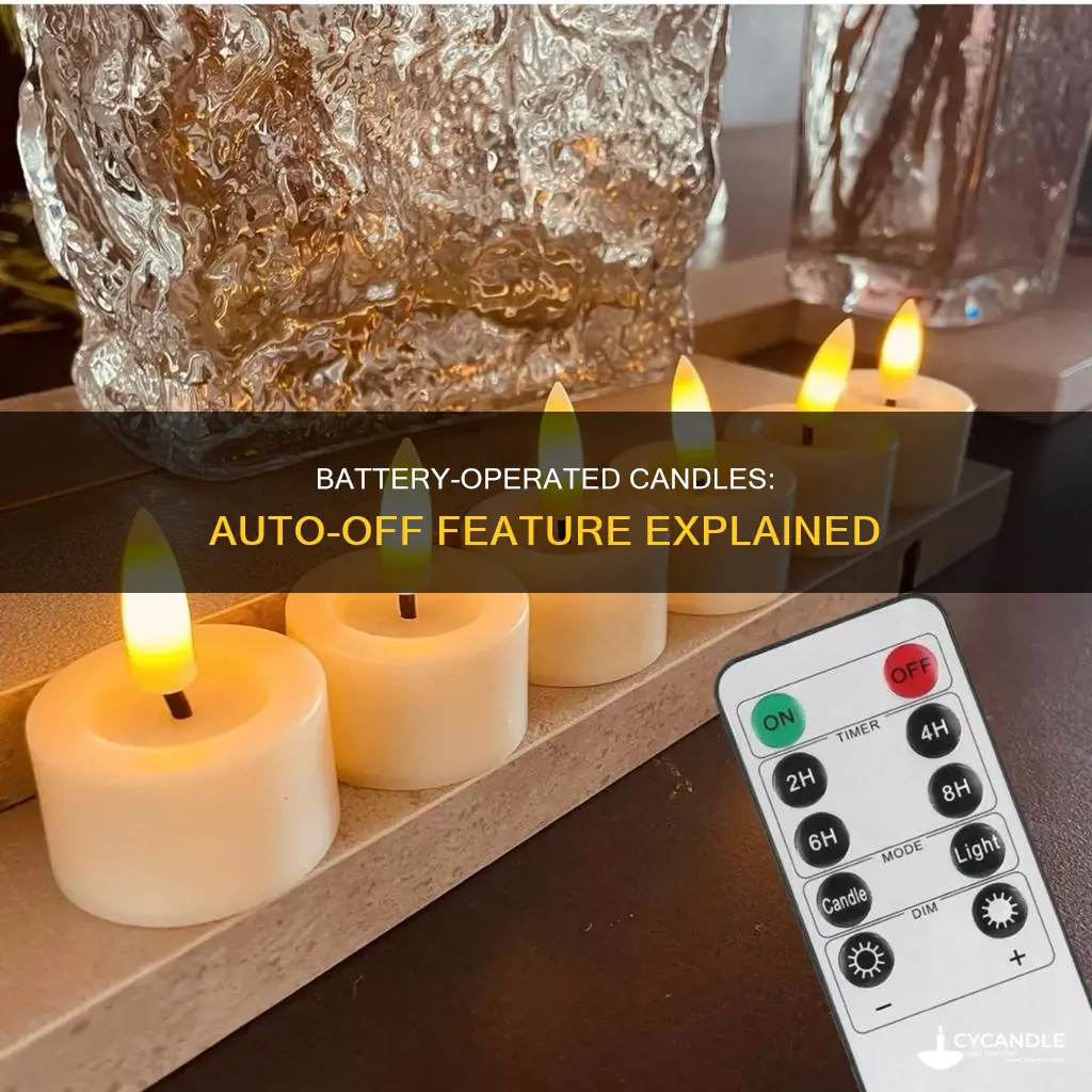 do battery operated candles turn off automatically