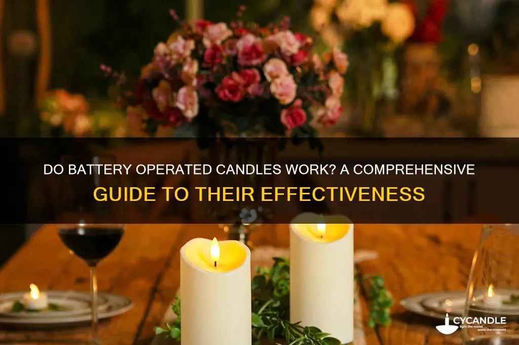 do battery operated candles work