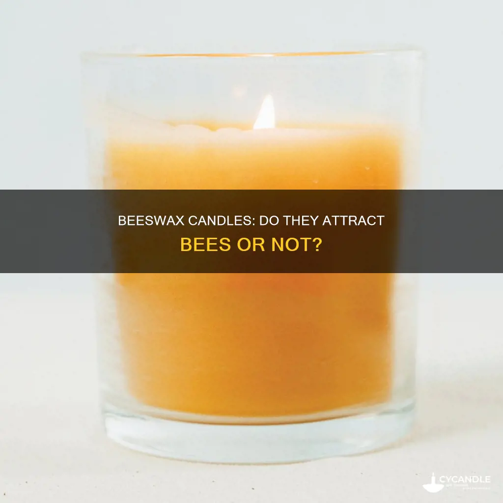 do beeswax candles attract bees