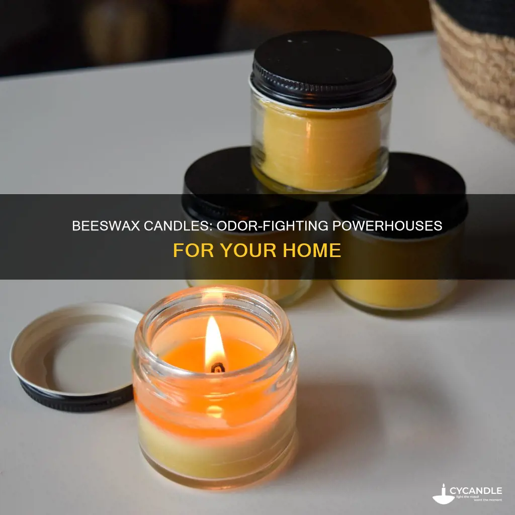 do beeswax candles eliminate odors