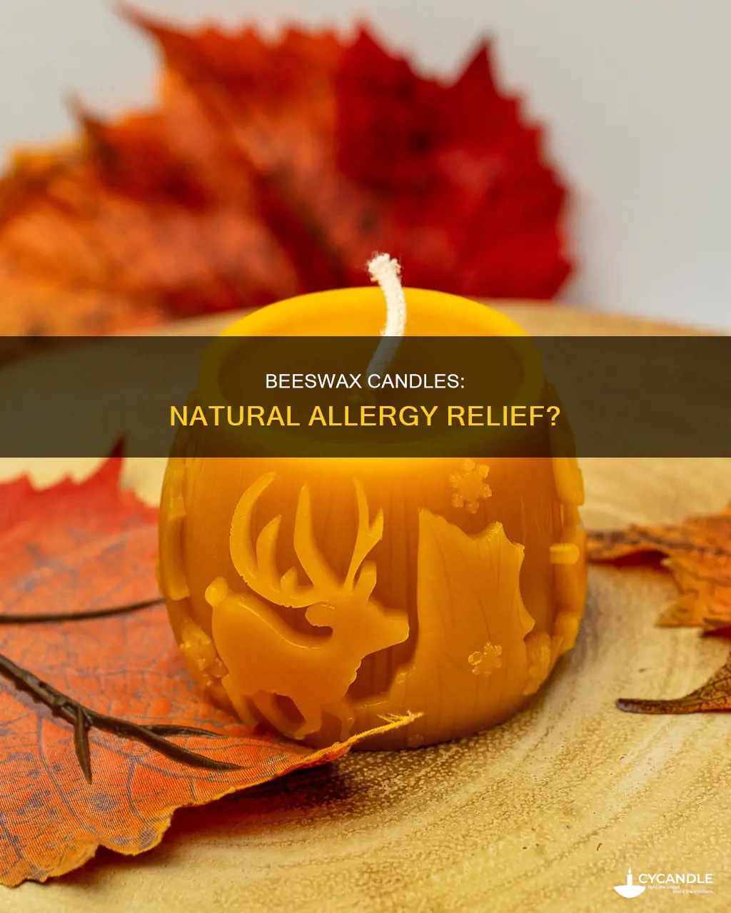 do beeswax candles help with allergies