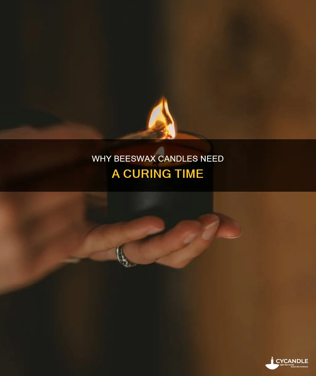 do beeswax candles need to cure