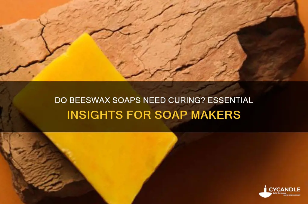 do beeswax soaps need to cure
