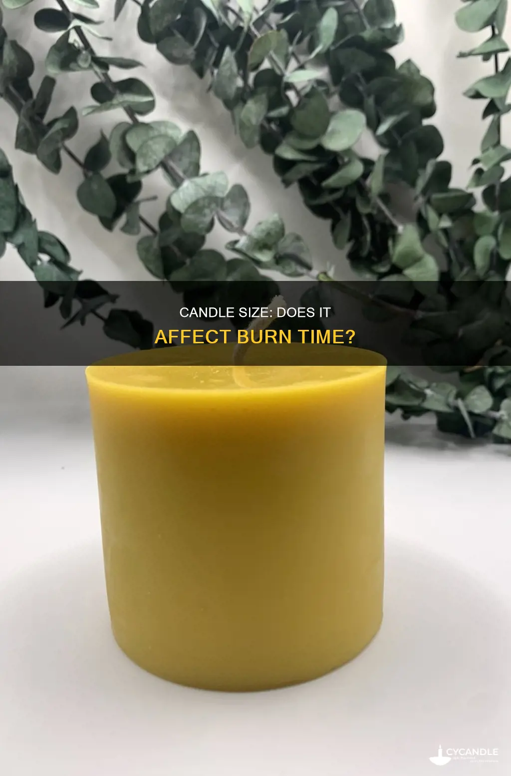 do big candles last longer