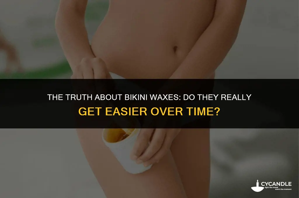 do bikini waxes get easier