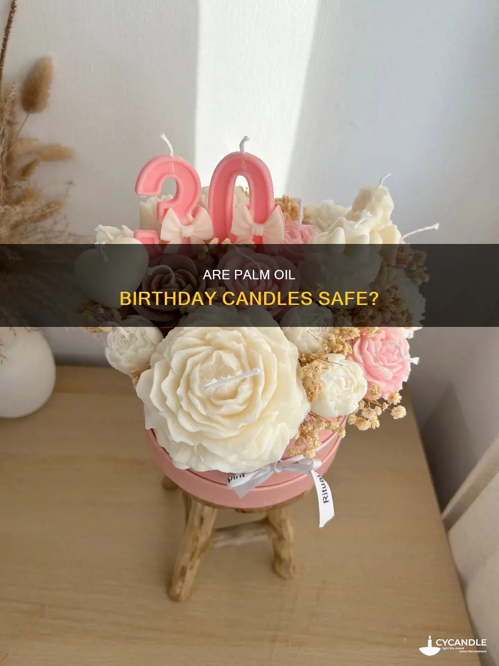 do birthday candles have palm oil in them