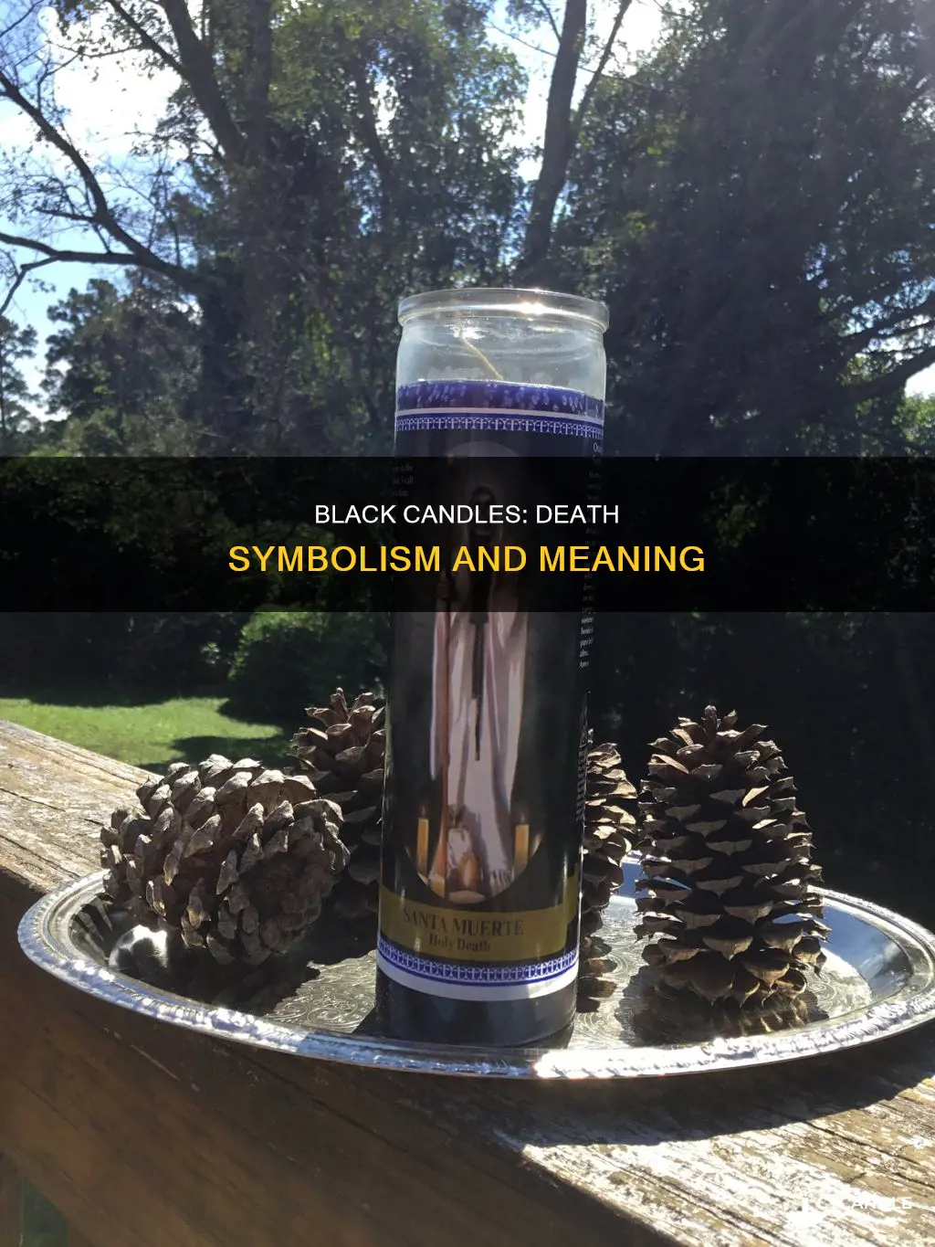 do black candles symbolize death