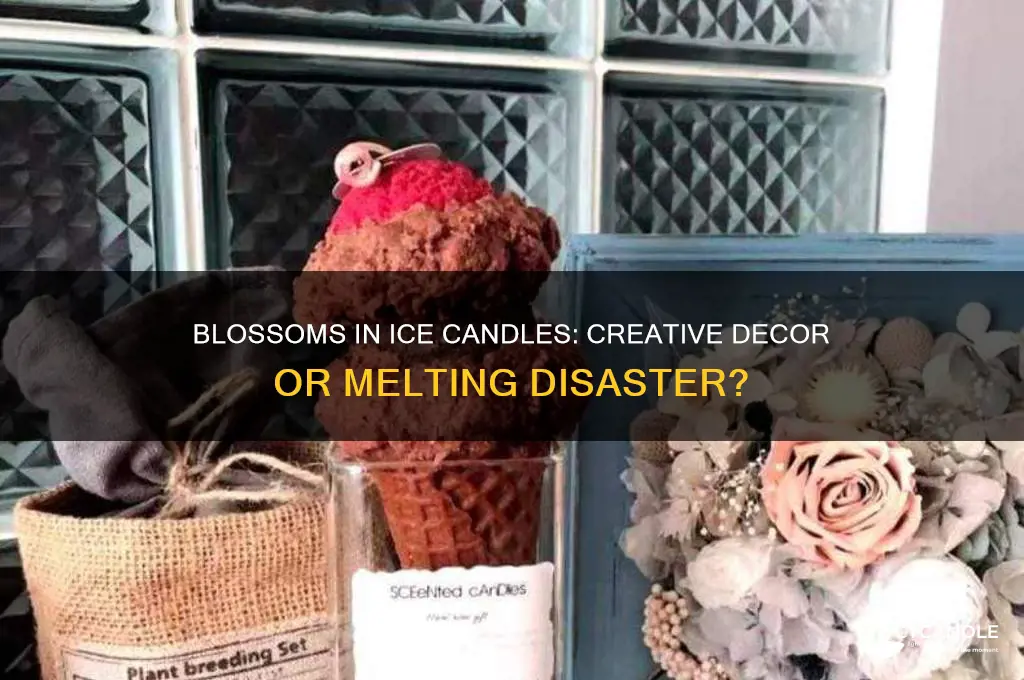 do blossoms work well in ice candles