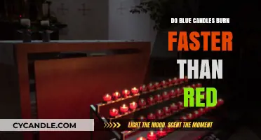 Blue vs. Red Candles: Which Burns Faster and Why?