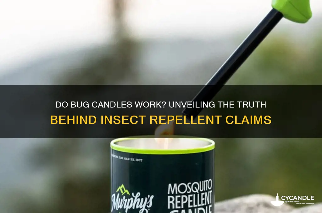 do bug candles work