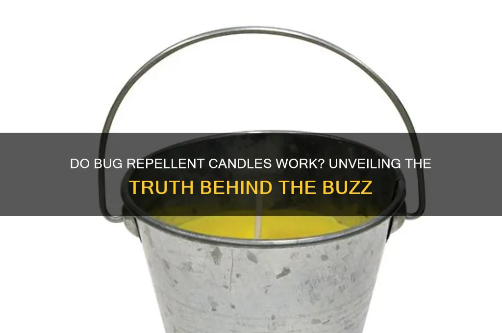 do bug repellent candles work