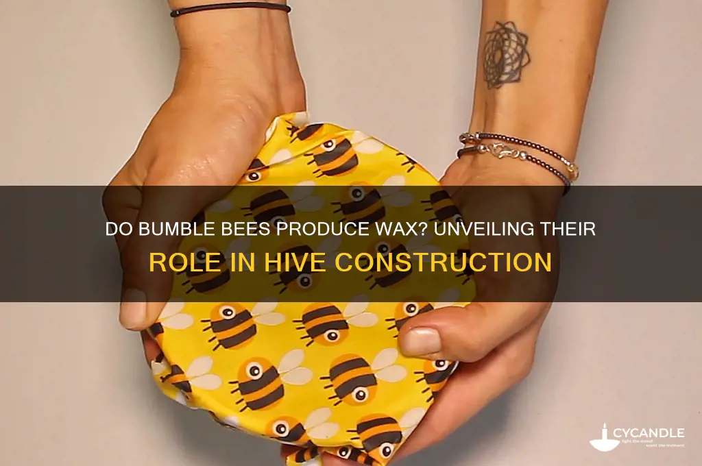 do bumble bees make wax
