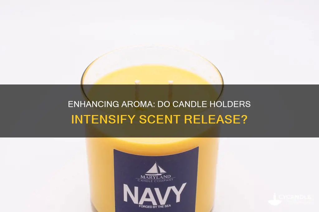 do candle holders make them smell more
