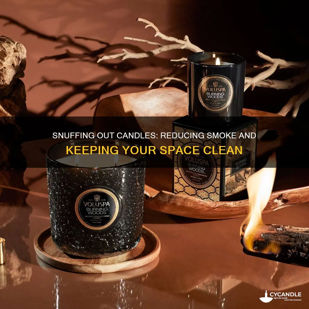 do candle snuffers reduce smoke