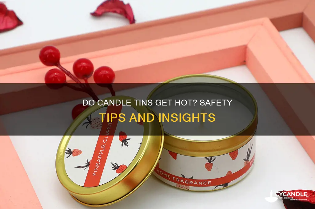 do candle tins get hot