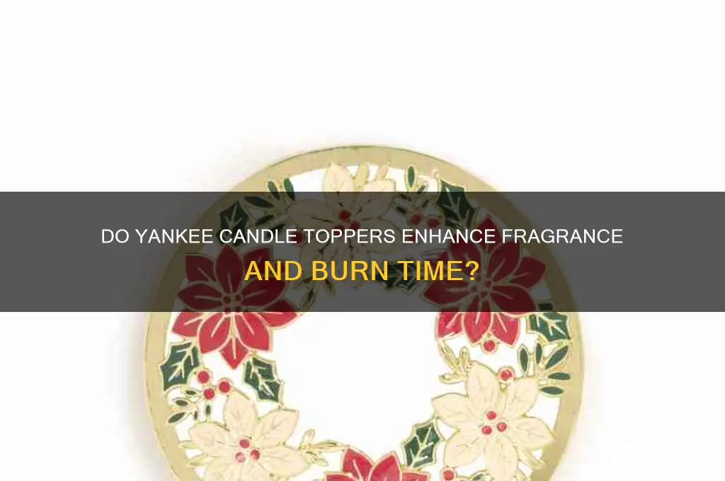 do candle toppers from yankee work