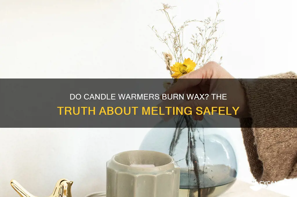 do candle warmers burn wax