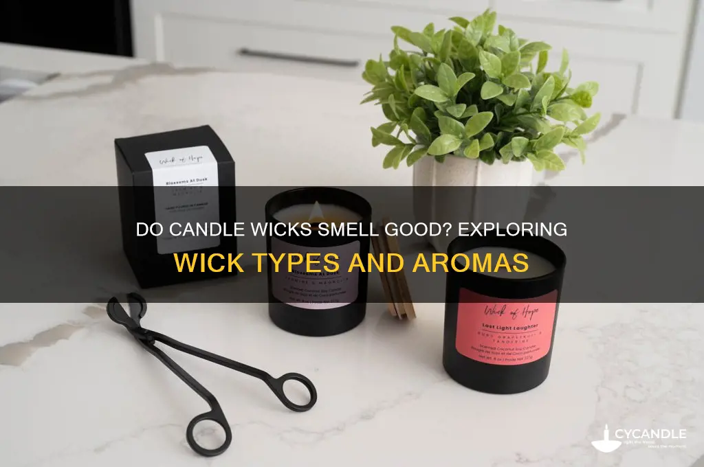 do candle wicks smell good
