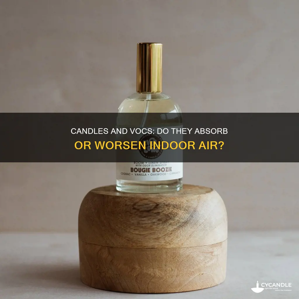 do candles absorb vocs