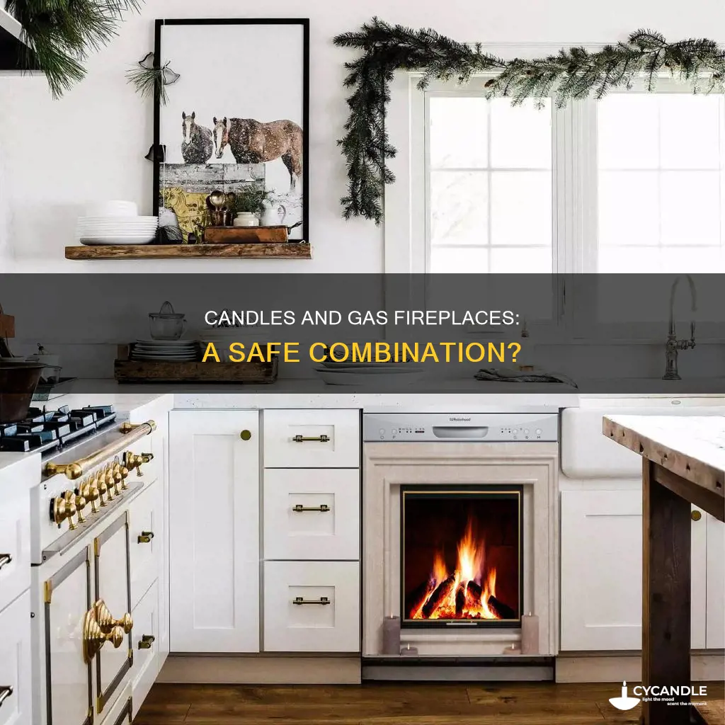 do candles affect gas fireplaces