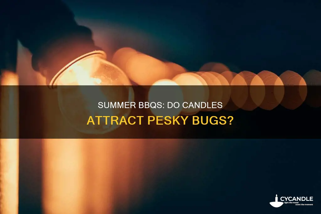do candles at a bbq attract bugs