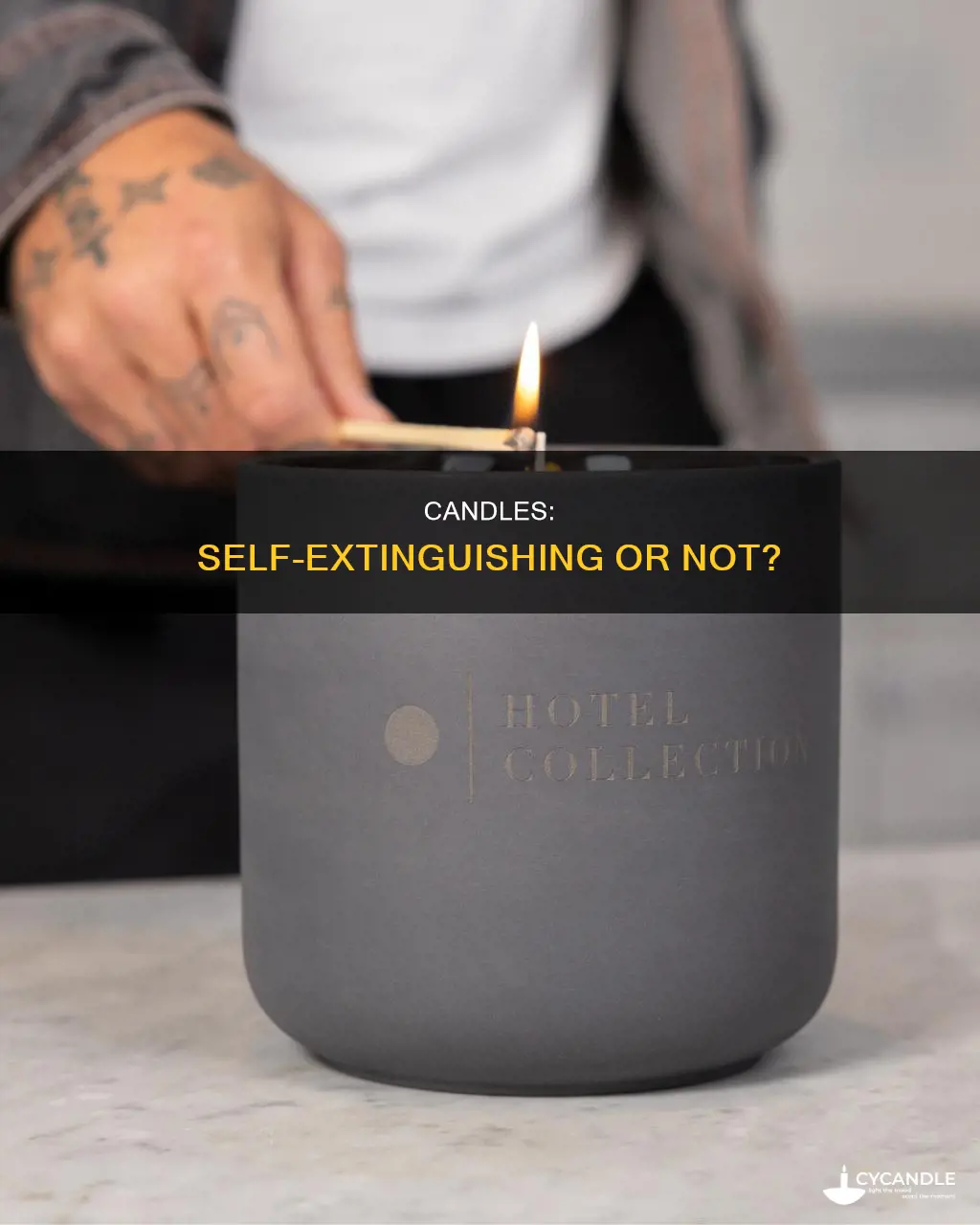 do candles blow themselves out