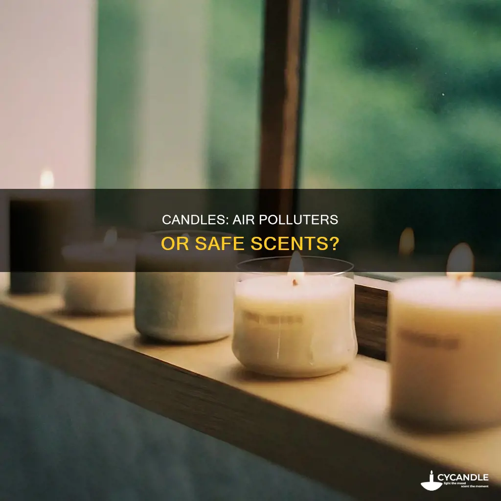 do candles cause indoor air pollution