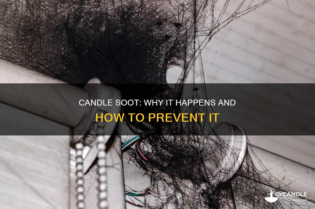 do candles cause soot on walls