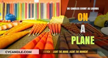 Are Candles Allowed on Planes? The Liquid Rule Explained