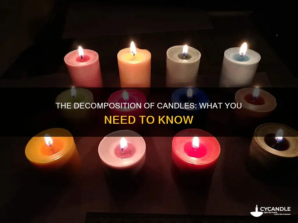 do candles decompose