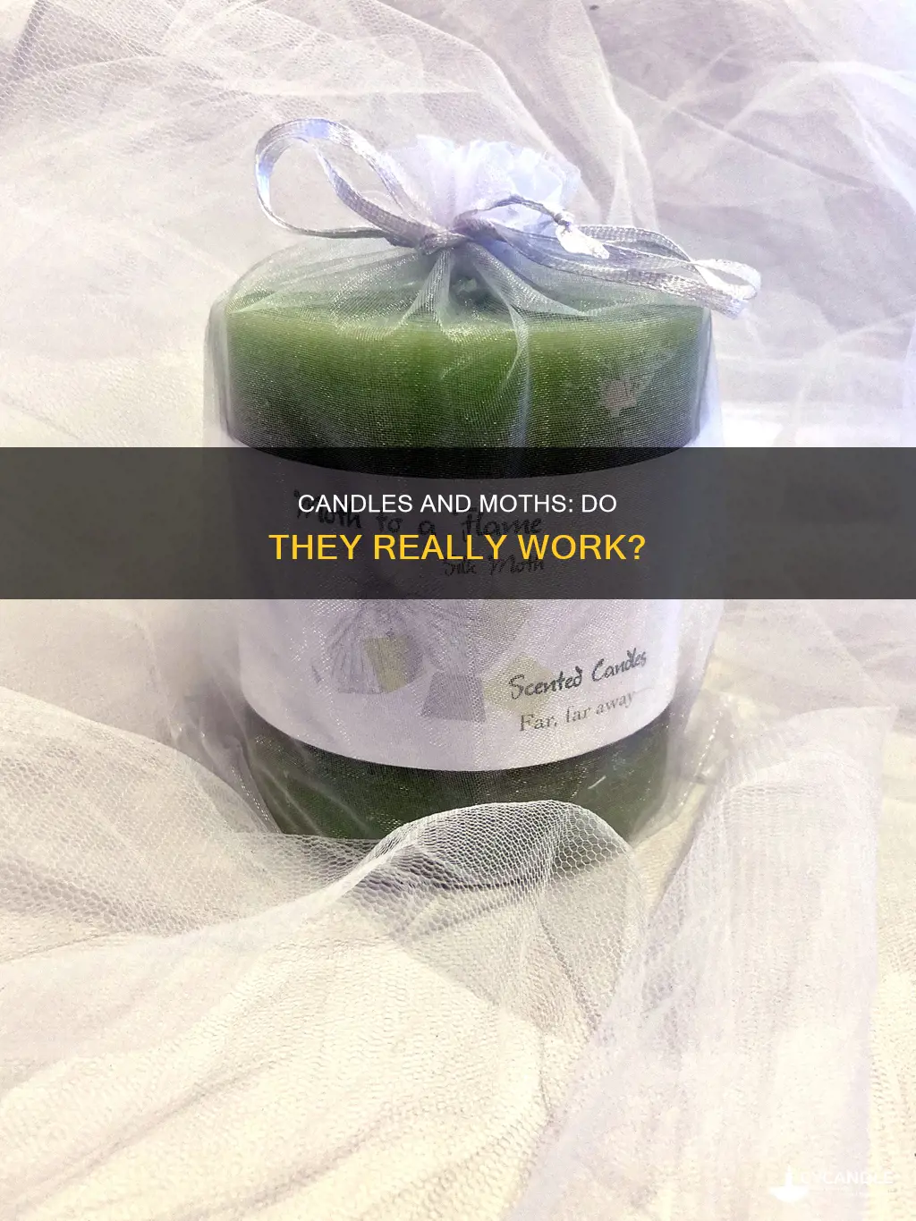 do candles deter moths