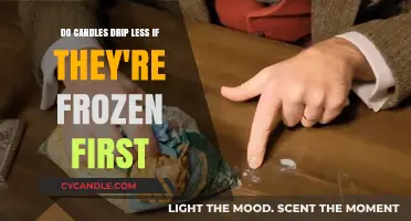 Freezing Candles: Does It Stop the Drip?