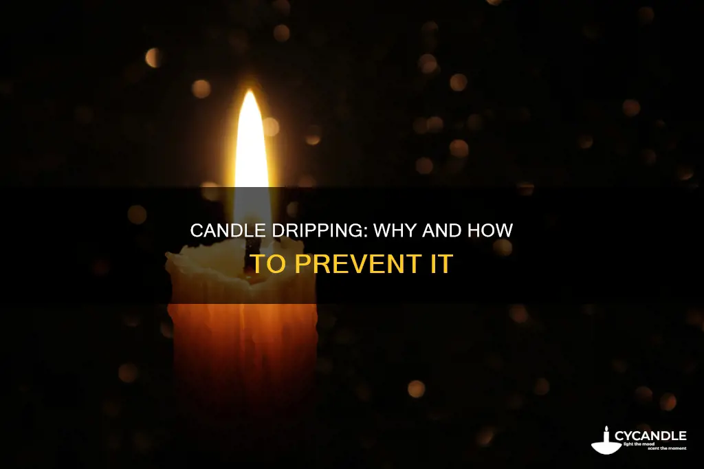 do candles drip