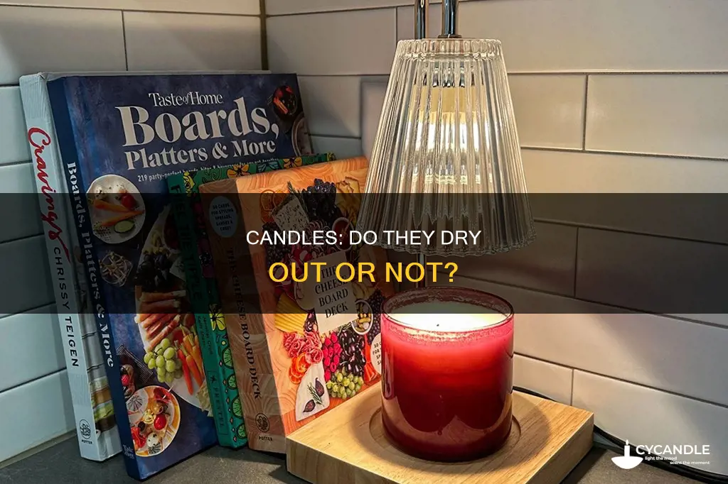 do candles dry out