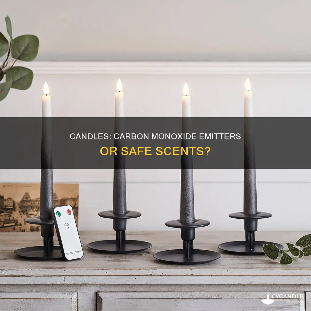 do candles emit carbon monixide