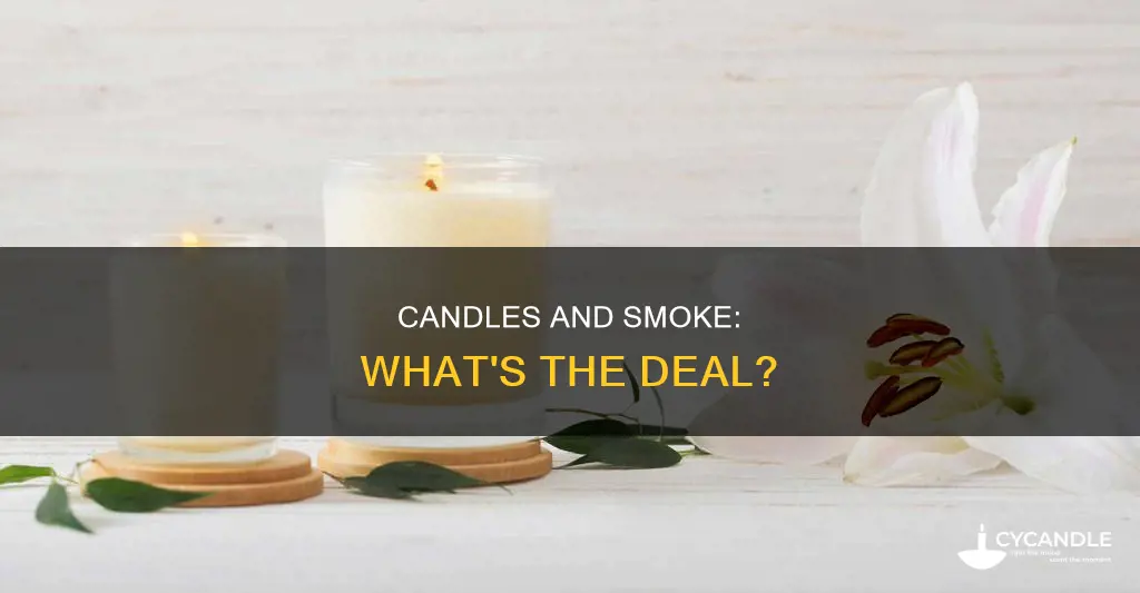 do candles emit smoke