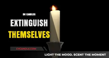 Candles: Self-Extinguishing or Human Intervention?