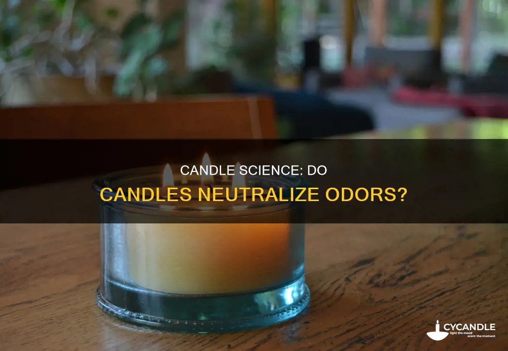 do candles flame neutralize odors