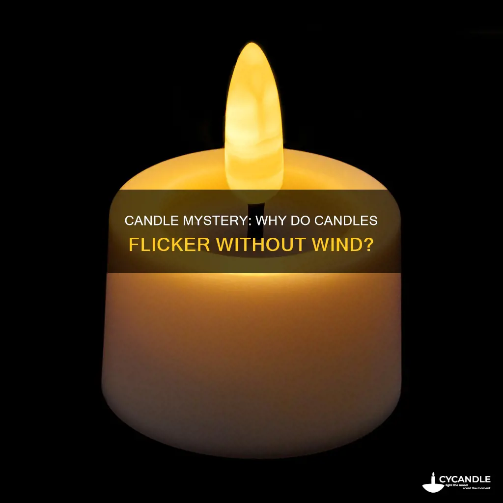 do candles flicker no wind
