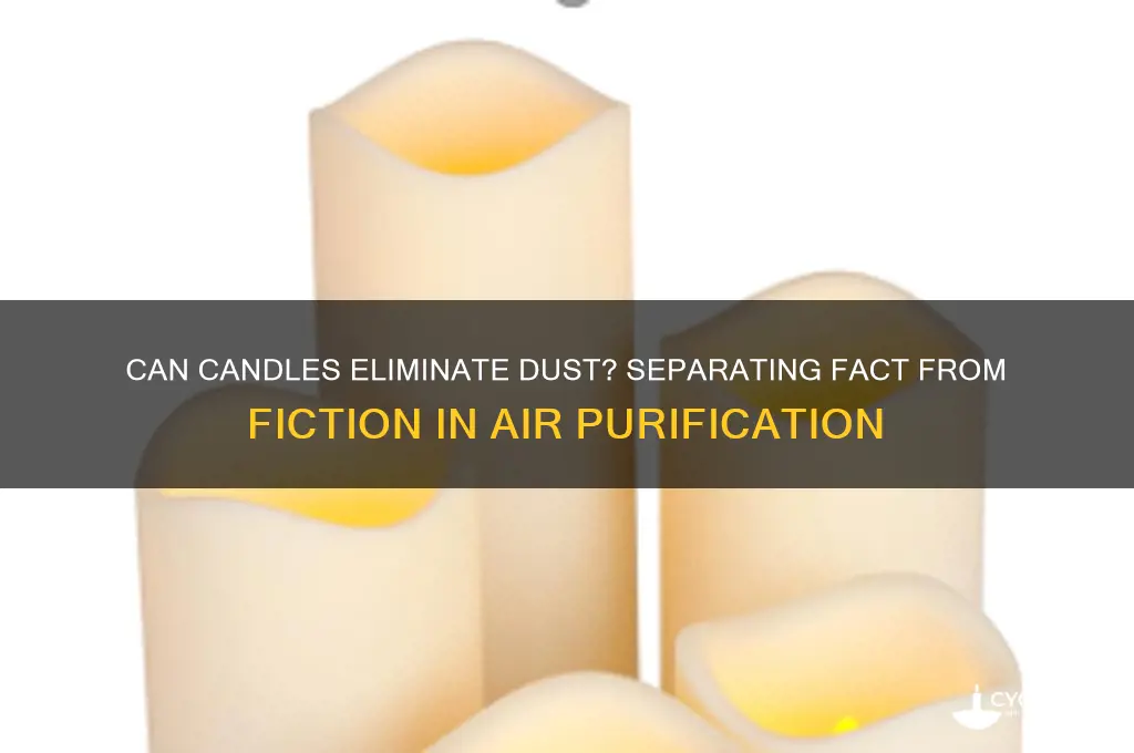 do candles get rid of dust