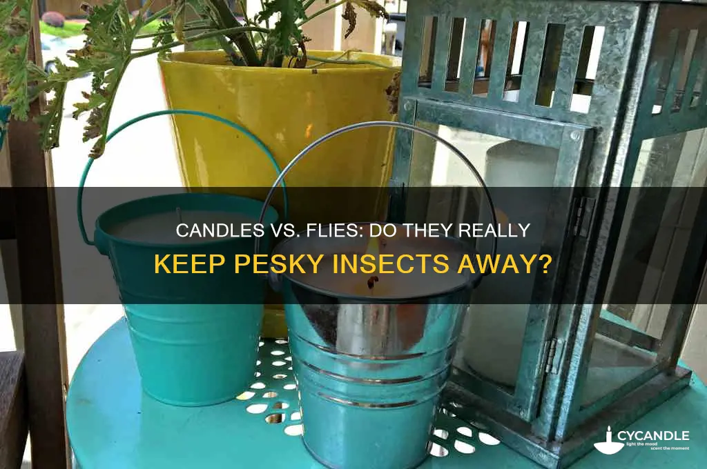 do candles get rid of flies
