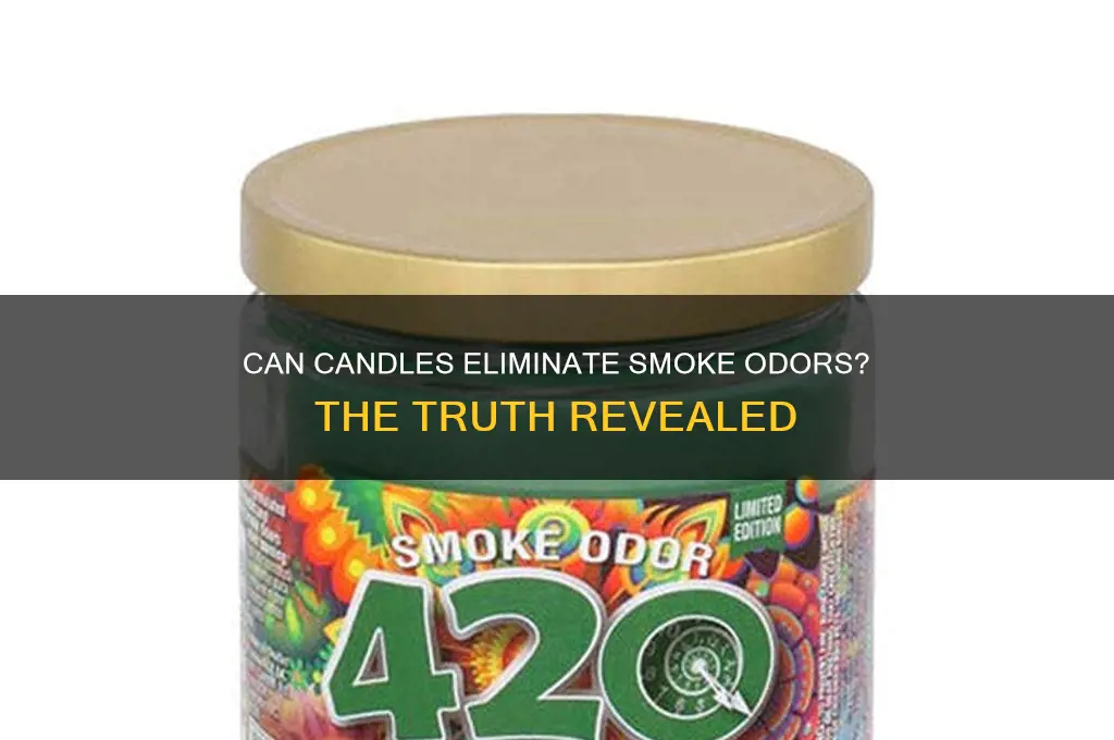 do candles get rid of smoke