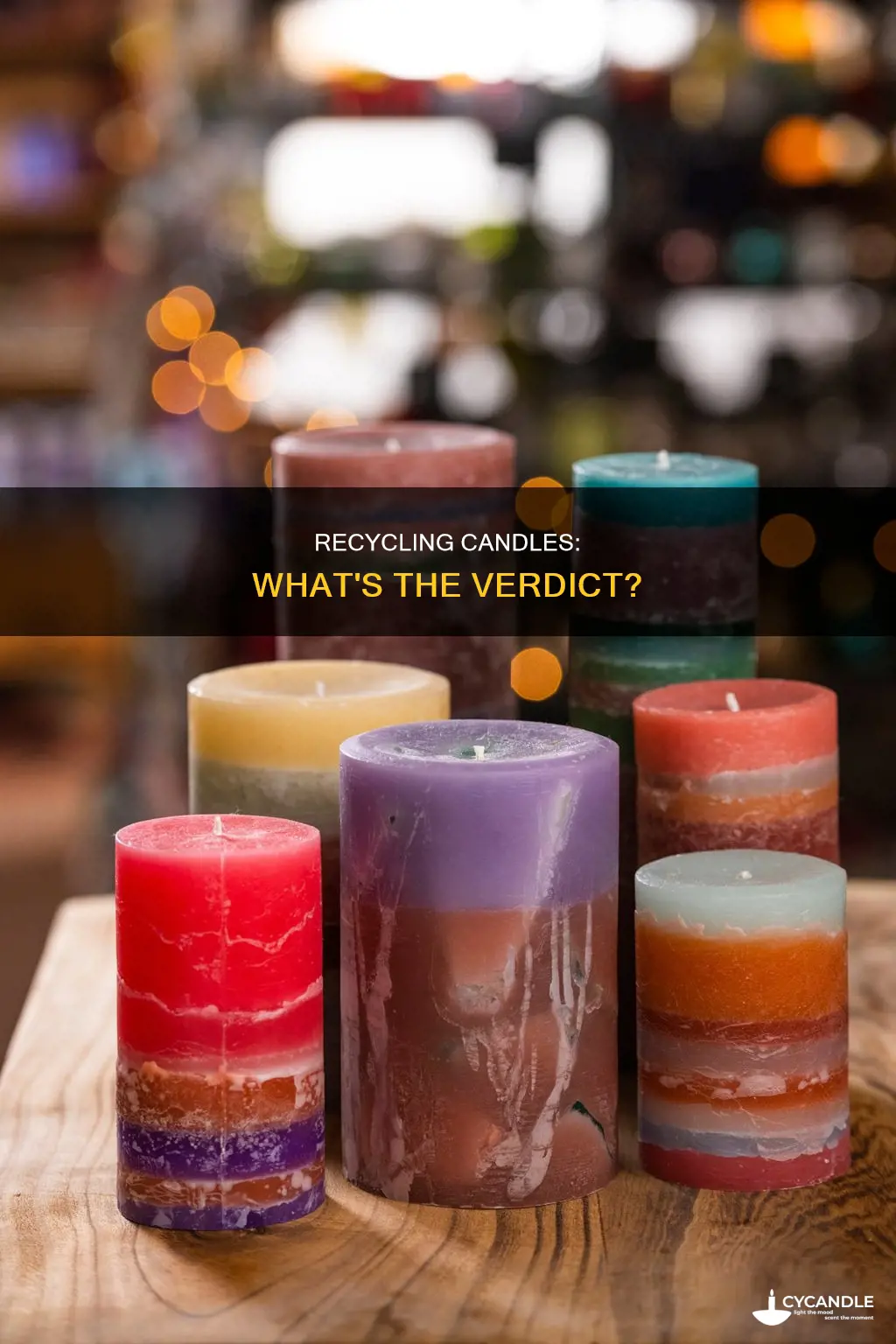 do candles go in recycling