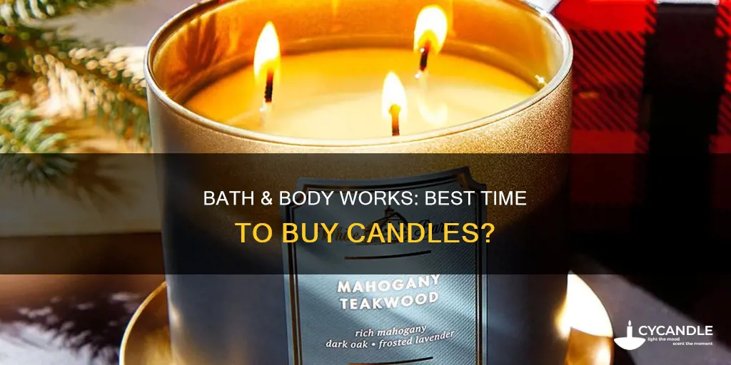do candles go on sale during bath and body sas