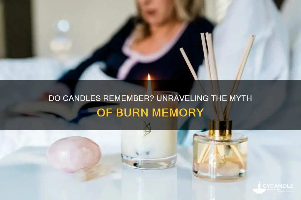 do candles have burn memory
