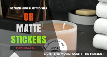 Glossy or Matte Stickers: Which Do Candles Prefer?