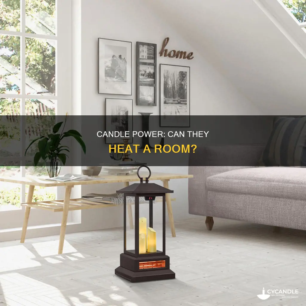 do candles heat a roon