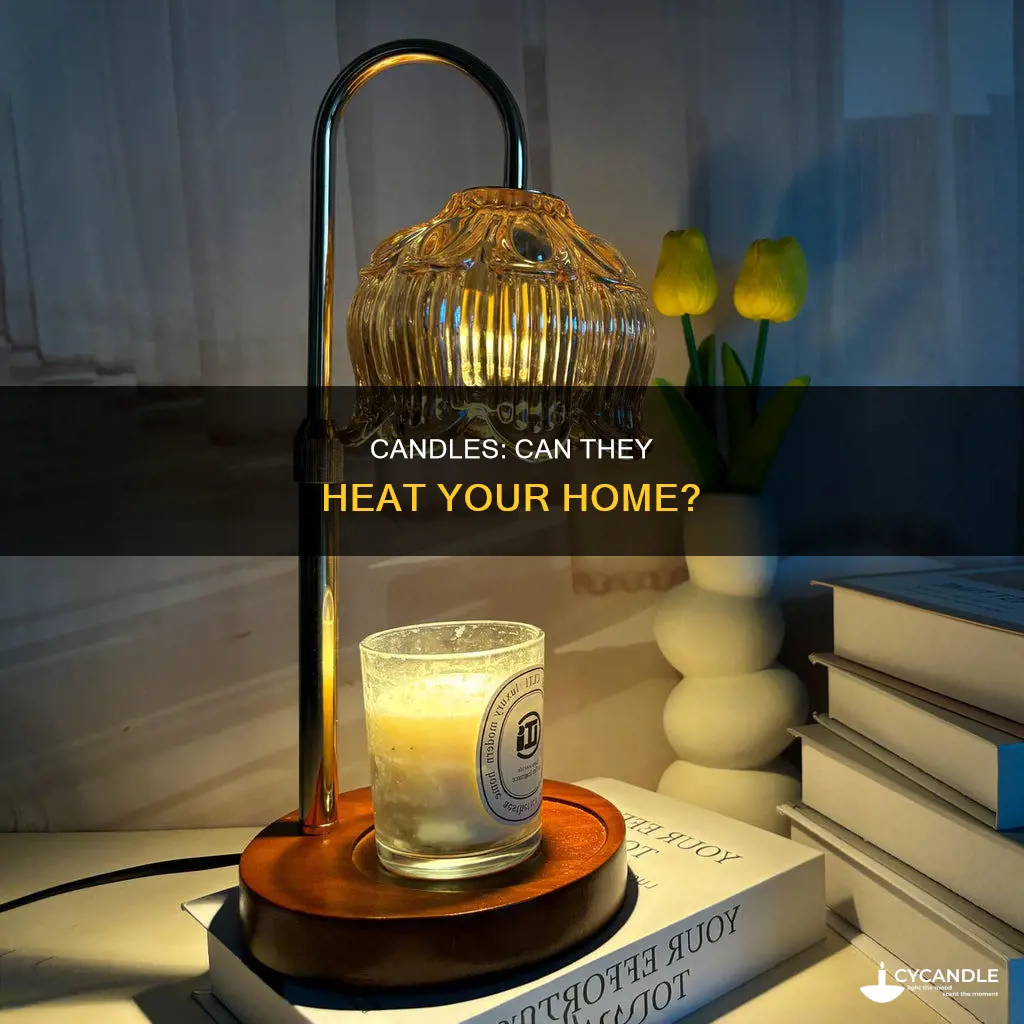 do candles heat your home