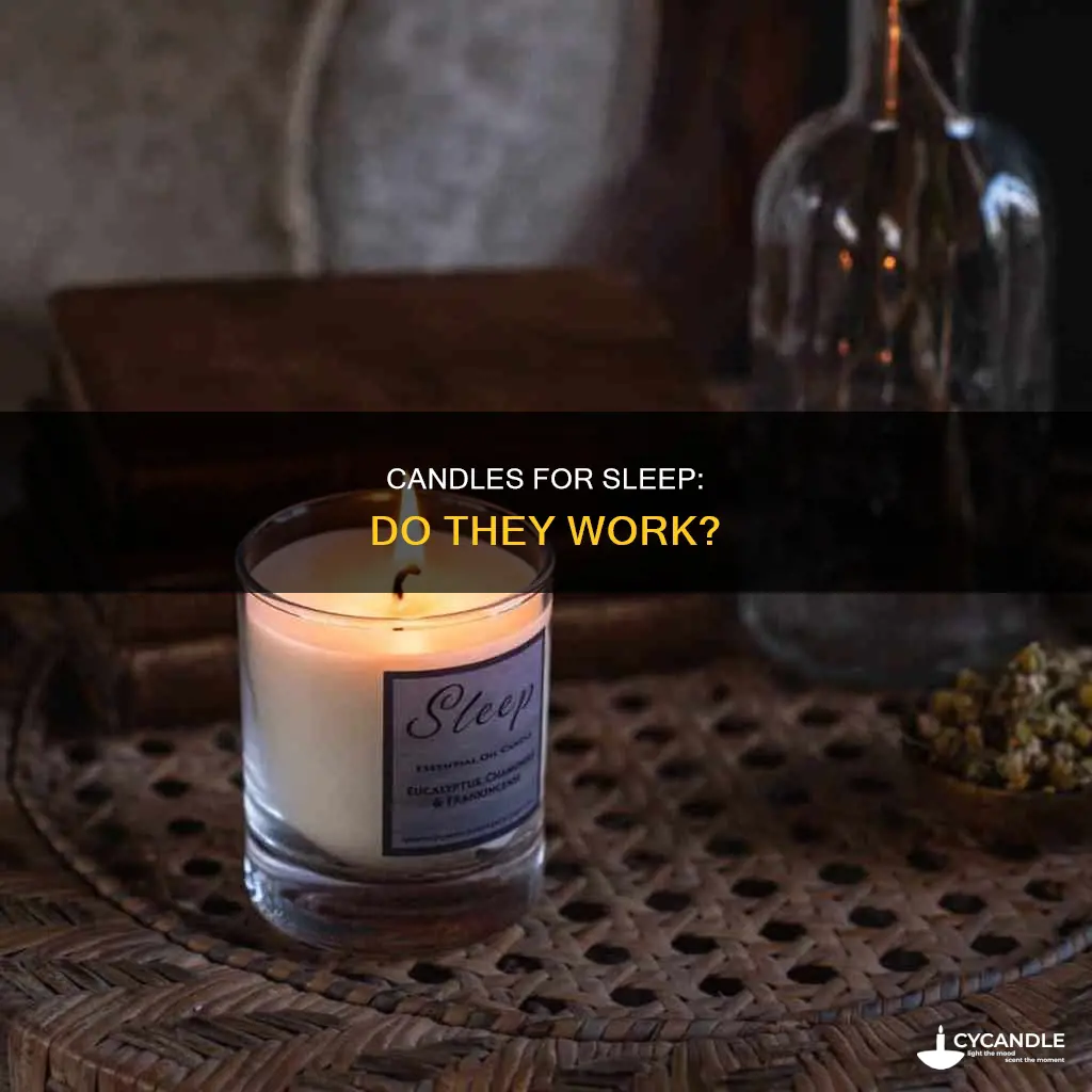do candles help sleep