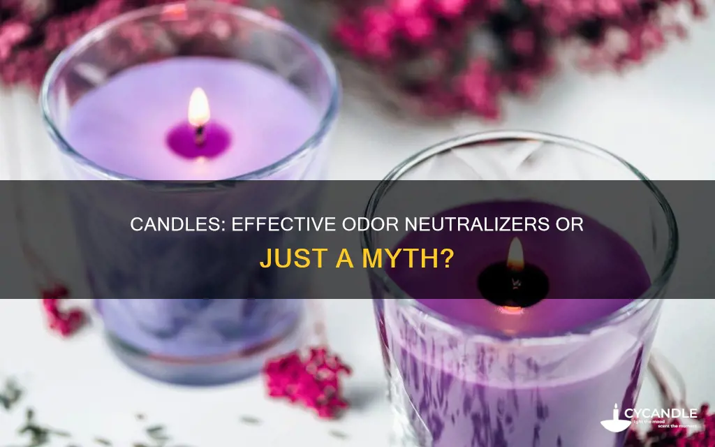 do candles help to rid smoke smell